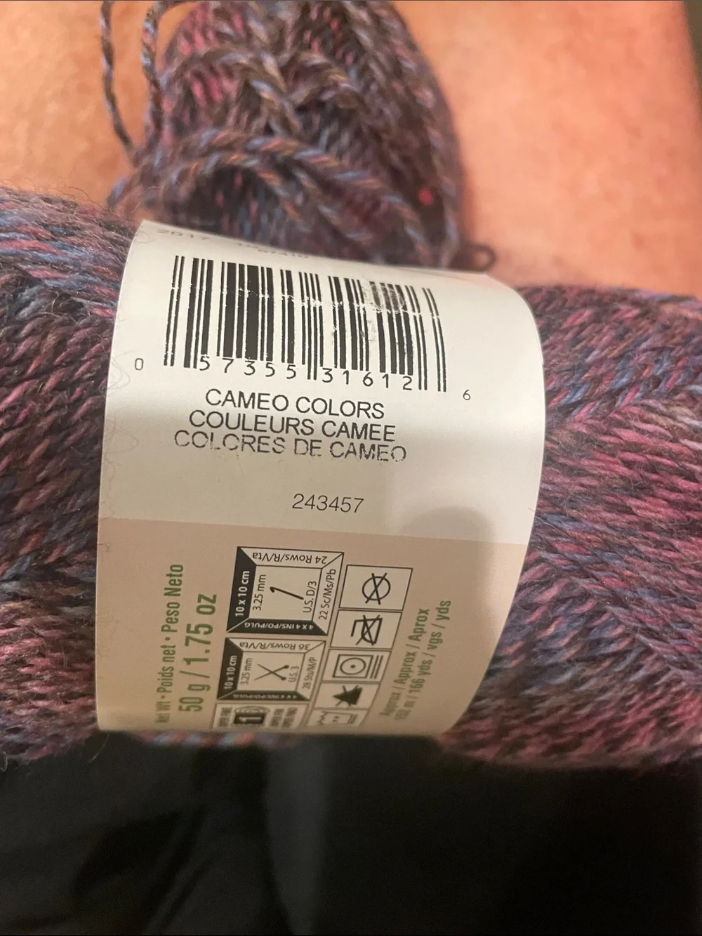 Patons Kroy Socks FX Yarn - Heathered Purple Blend 2 Skiens